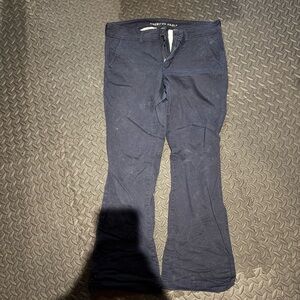 American Eagle Outfitters Navy Flare Pants